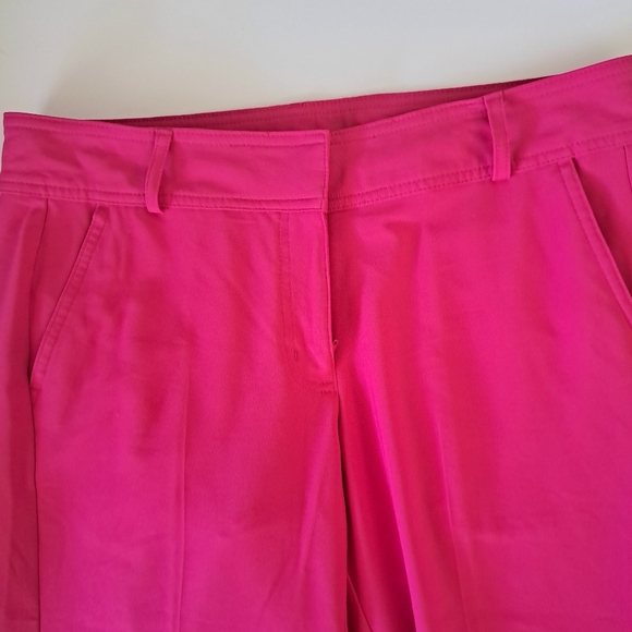 Pebble Beach Capri Pant Bright Pink SZ 10 Golf Pickleball #77 - Picture 7 of 11